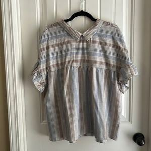 Hayden Striped Popover Shirt